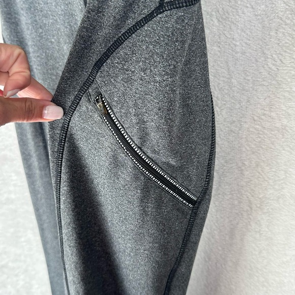 Title Nine Pants Womens Extra Small Gray Pullon Yoga Straight Leg Stretch Pocket - Picture 7 of 14